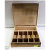 Image 1 : WOODEN CASH TRAY BOX VINTAGE