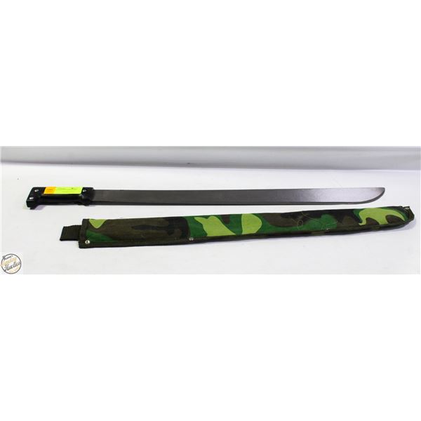 NEW MACHETTE WITH CAMOUFLAGE COVER