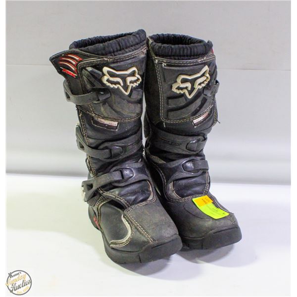 FOX BRAND MOTORCYCLE BOOTS COMP 5