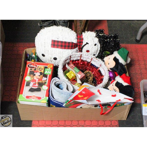 MICKEY MOUSE THEMED CHRISTMAS ORNAMENTS