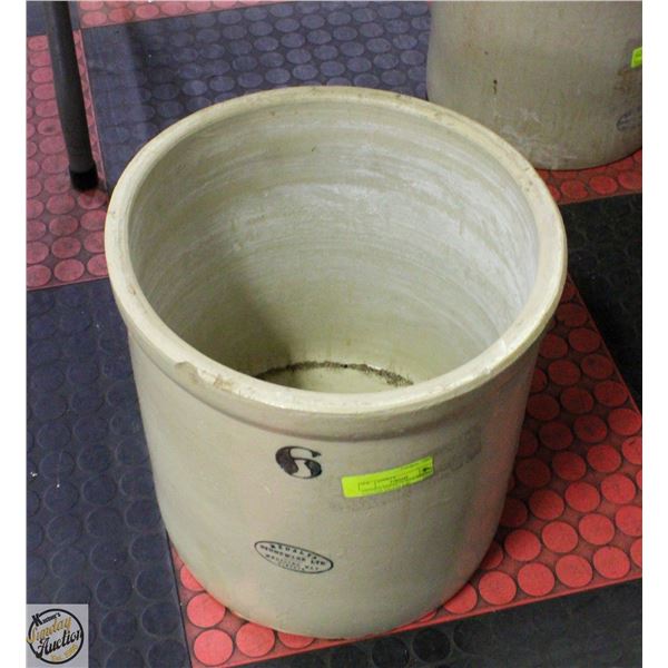 ANTIQUE MEDALTA NO 6 IMPERIAL GALLONS SALT GLAZE