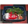 Image 1 : BIN CHRISTMAS DECORATIONS