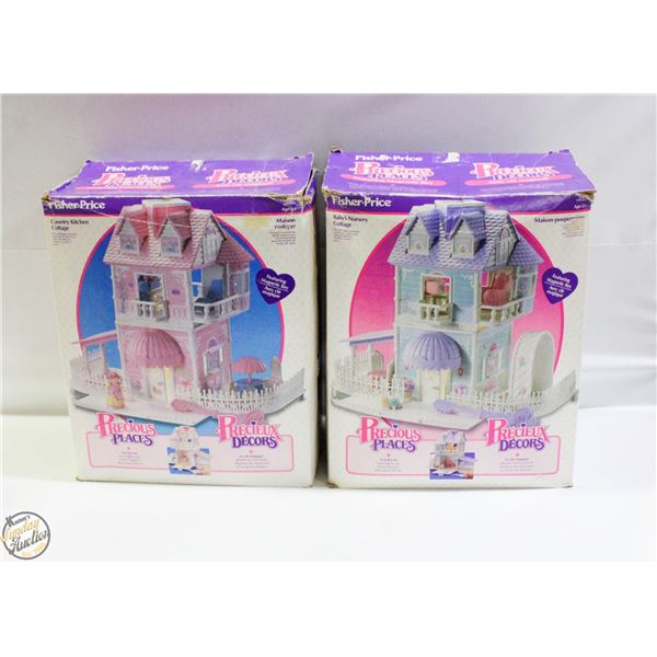 2 VINTAGE FISHER-PRICE PRECIOUS PLACES