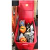 Image 1 : LARGE TOTE FULL OF HALLOWEEN DECORATIONS