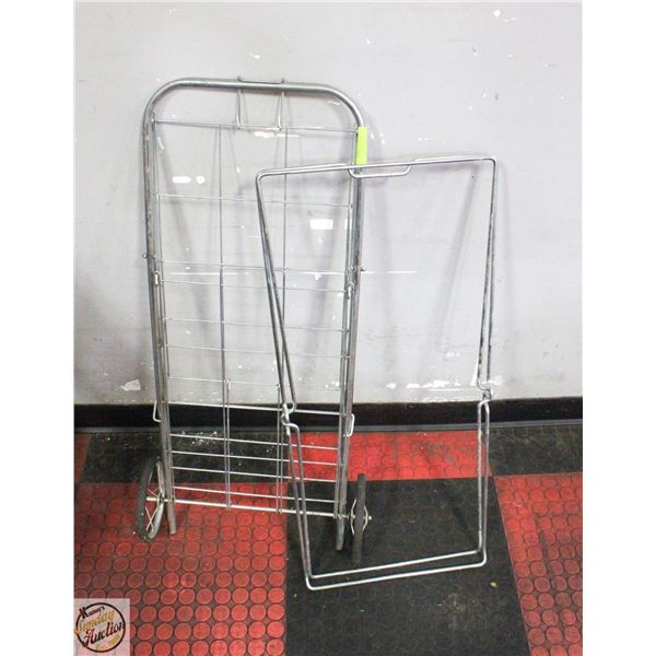 METAL FOLDABLE CART WITH METAL GARBAGE FRAME