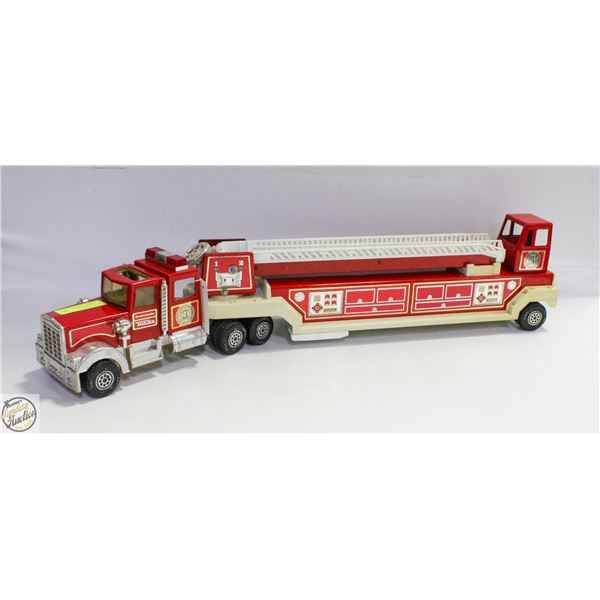 VINTAGE TONKA LADDER FIRE TRUCK. 33” LONG