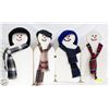 Image 1 : WOOD SNOWMAN DISPLAY 35"X19"