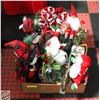 Image 1 : BOX OF CHRISTMAS DECORATIONS