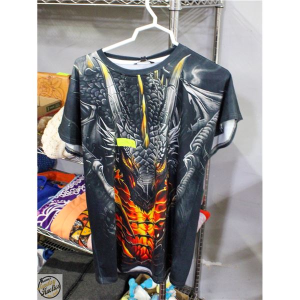 MENS DRAGON SHIRT NEW WITH TAGS-ESTATE