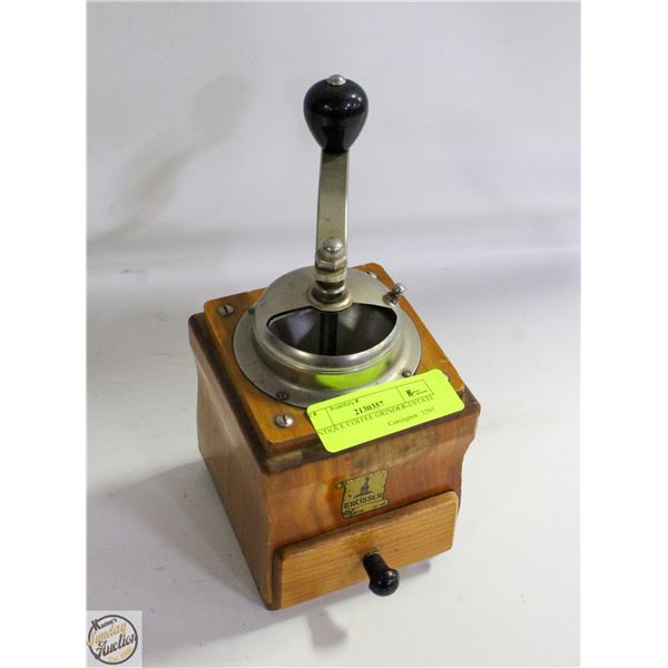 ANTIQUE COFFEE GRINDER-ESTATE