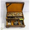 Image 1 : VINTAGE JEWELRY BOX FULL OF ESTATE JEWELRY