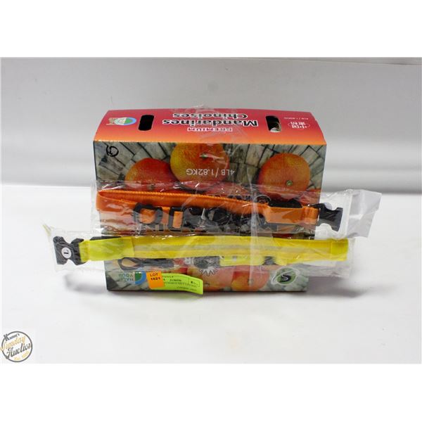 10 NEW RECHARGEABLE LED DOG COLLARS