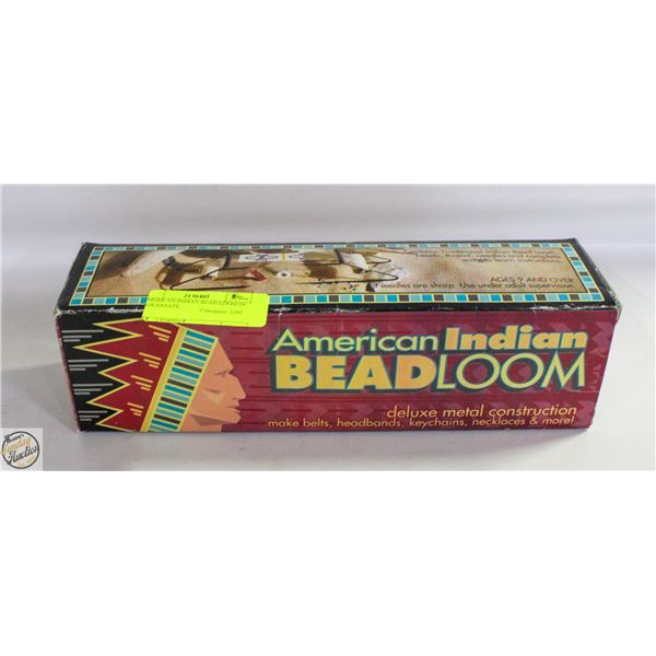 AMERICAN INDIAN BEAD LOOM IN BOX-ESTATE