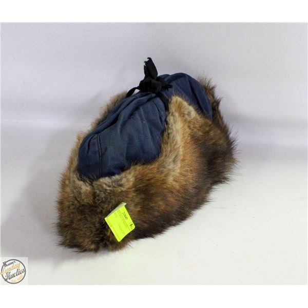 MUSKRAT EAR FLAP WINTER HAT-ESTATE