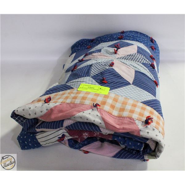 STAR BLANKET PATCHWORK QUILT-ESTATE