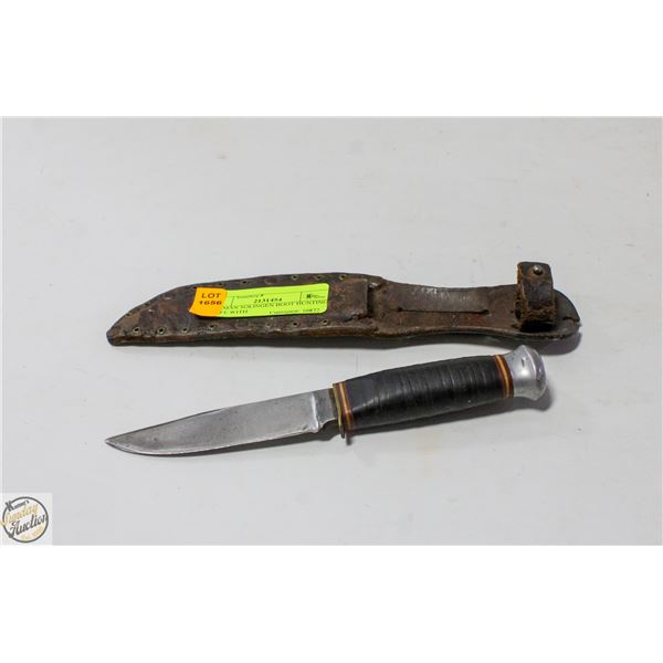 GERMAN SOLINGEN BOOT HUNTING KNIFE WITH