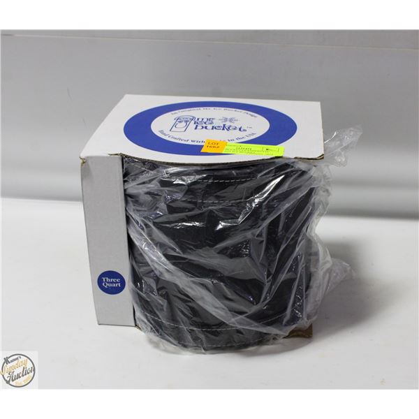 MR. ICE BUCKET LEATHERETTE STITCH 3QT ICE BUCKET