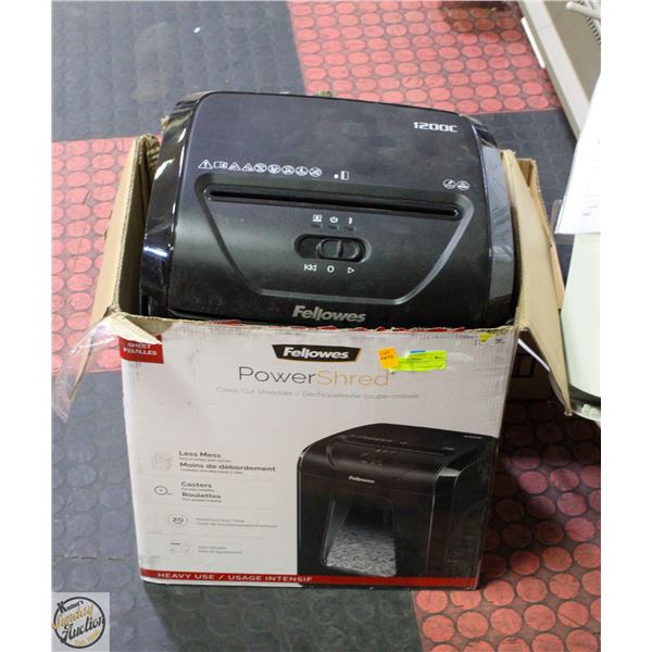 POWER SHRED CROSS-CUT SHREDDER