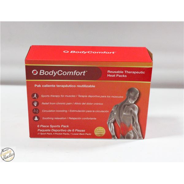 BRAND NEW BODY COMFORT 6 PIECE THERAPEUTIC HEAT