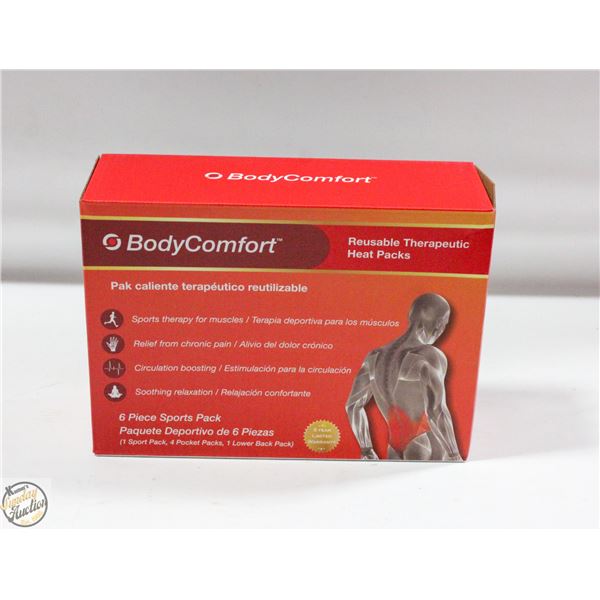 BRAND NEW BODY COMFORT 6 PIECE THERAPEUTIC HEAT