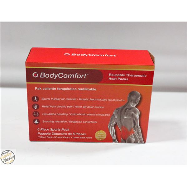 BRAND NEW BODY COMFORT 6 PIECE THERAPEUTIC HEAT