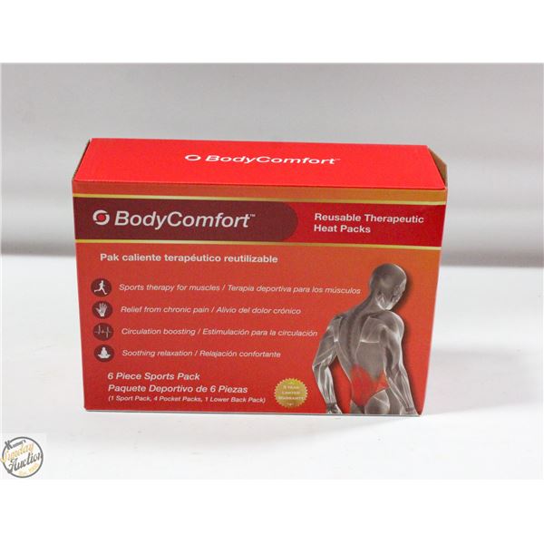 BRAND NEW BODY COMFORT 6 PIECE THERAPEUTIC HEAT