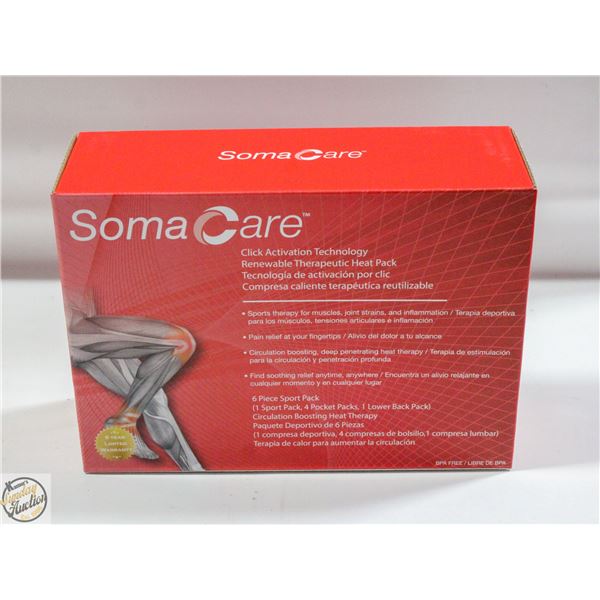 BRAND NEW SOMA CARE 6 PIECE SPORTS PACK OF