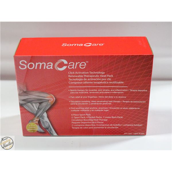 BRAND NEW SOMA CARE 6 PIECE SPORTS PACK OF