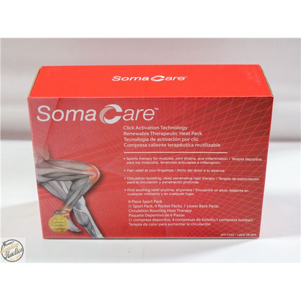 BRAND NEW SOMA CARE 6 PIECE SPORTS PACK OF