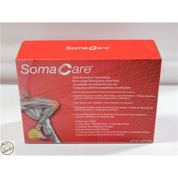 BRAND NEW SOMA CARE 6 PIECE SPORTS PACK OF