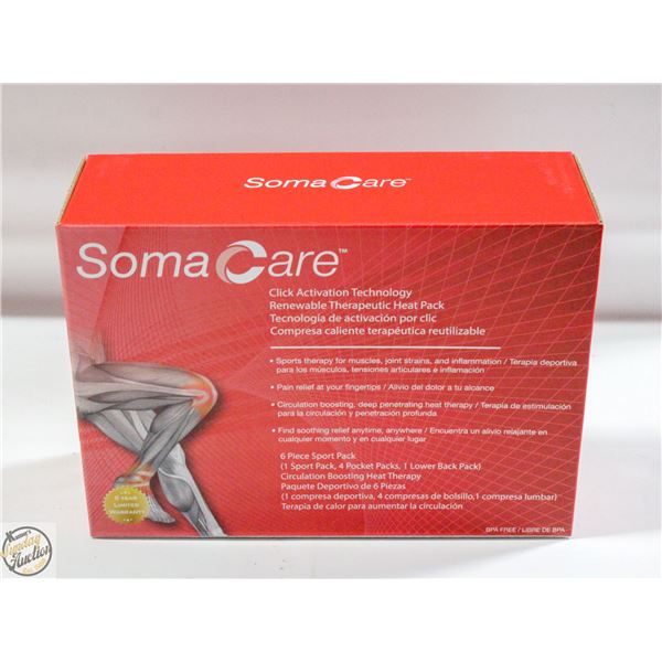 BRAND NEW SOMA CARE 6 PIECE SPORTS PACK OF