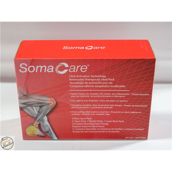 BRAND NEW SOMA CARE 6 PIECE SPORTS PACK OF