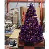 Image 1 : NOMA 6.5 FT PURPLE BISHOP PRE-LIT TREE