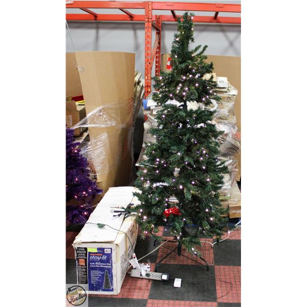 SYLVANIA  STAY LIT 7.5 FT MENOMINEE PINE W/600