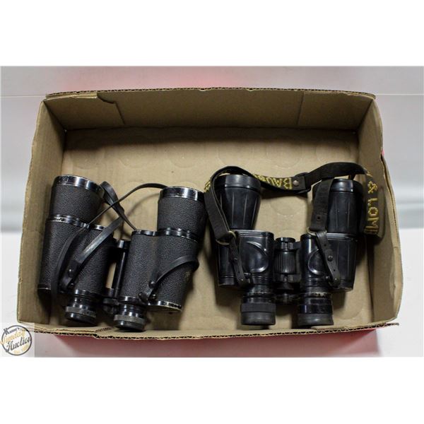 2 PAIRS OF BINOCULARS (BAUSCH & LAMB AND
