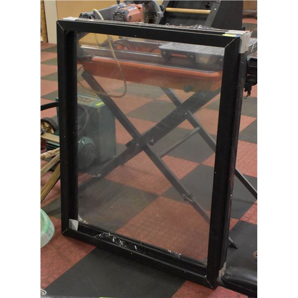 LOT OF 3 NEW BLK METAL FRAMES 40.5”LX33”W