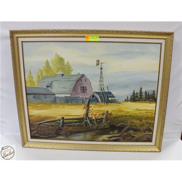 FRAMED K.PRICE '76 ORIGINAL PAINTING