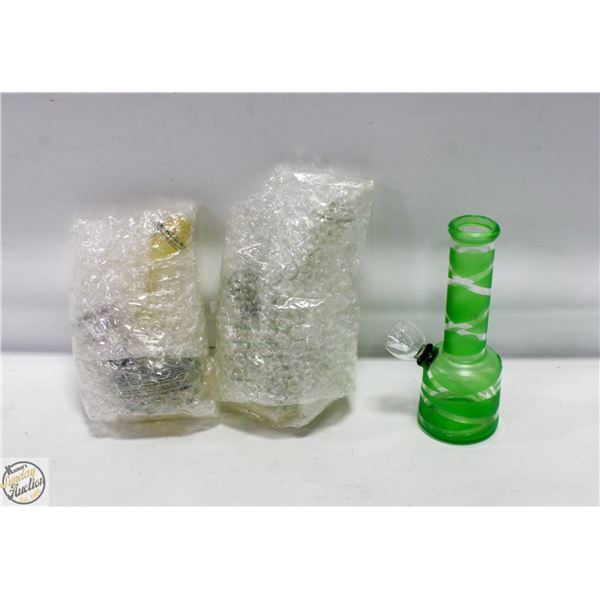 3 GLASS BONGS