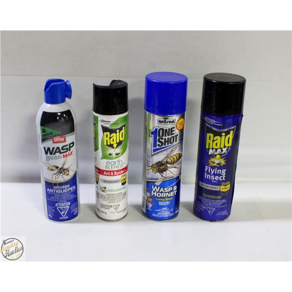 LOT OF BUG SPRAYS
