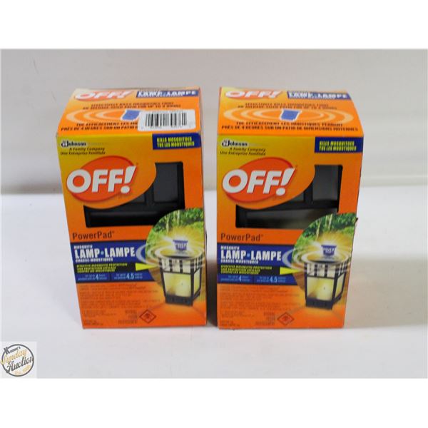 LOT OF OFF BUG LAMPS