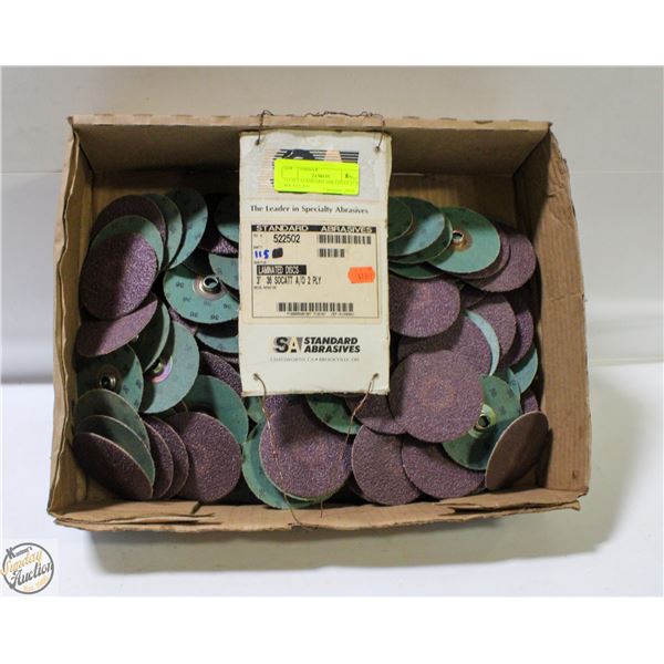 115 PCS STANDARD ABRASIVES 3" 36 SOCATT A/O