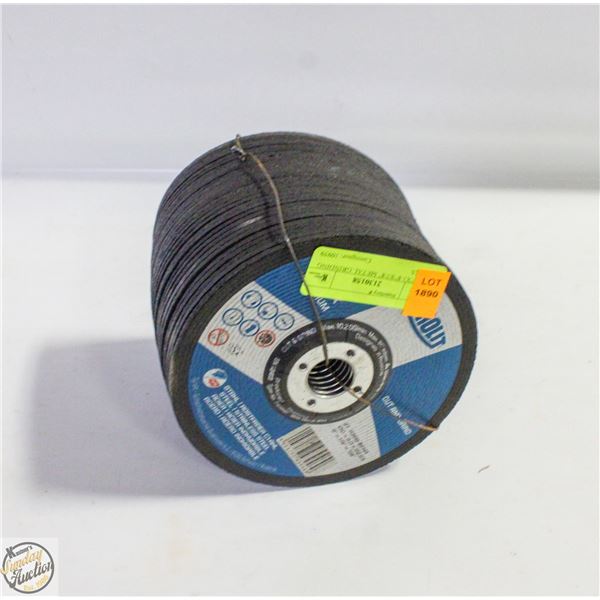 30  6"X1/8"X7/8" METAL GRINDING DISKS