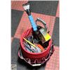 Image 1 : BUCKET WITH WORKSMAN BELT AND CONTENTS