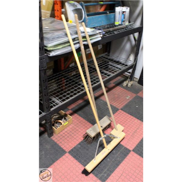 LOT OF NEW WAREHOUSE BROOMS