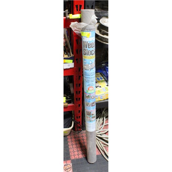 NEW ROLL OF FABRIC WEED BLOCKER 50' X 4'
