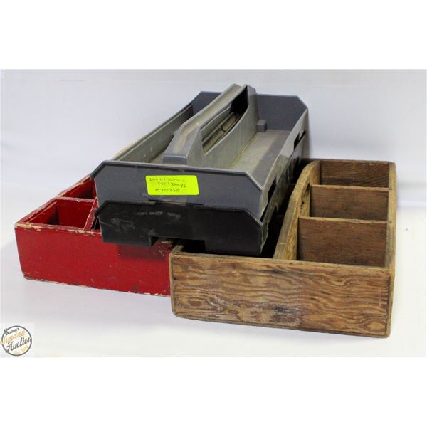 LOT OF VARIOUS TOOL TRAYS