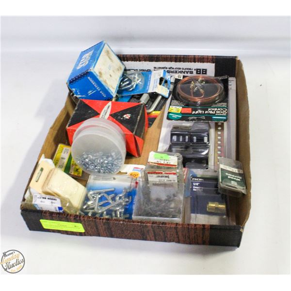 LOT OF VARIOUS NEW PARTS FOR HOUSEHOLD USE