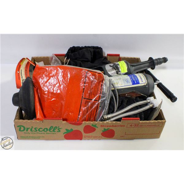 LOT OF PLUMBING EQUIPMENT