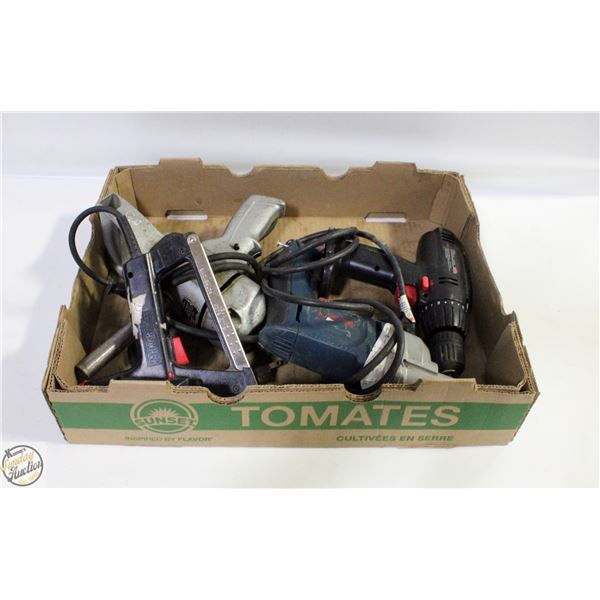 FLAT OF ASSORTED TOOLS