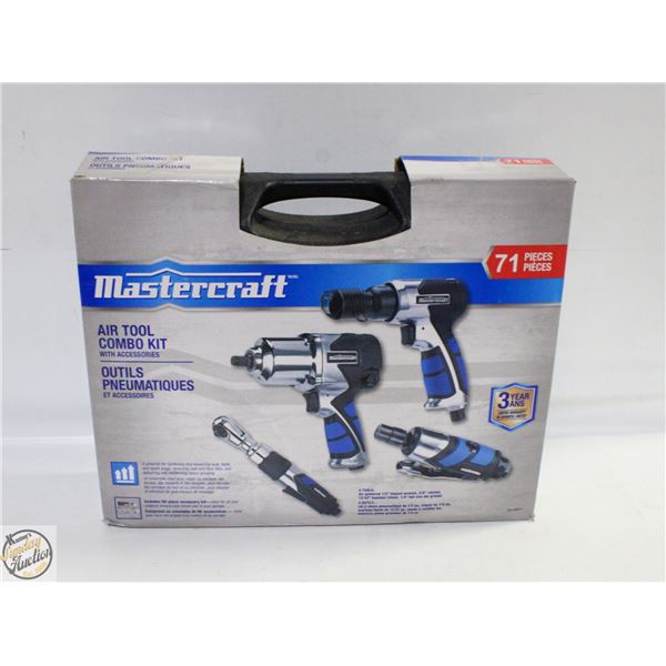 MASTERCRAFT 71 PIECE AIR TOOL COMBO KIT WITH